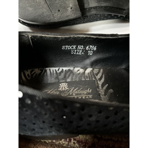 AFTER MIDNIGHT AM Mens 6786 Sequin Loafer Slip-On Shoes‎ Smoker Formal Size 10 - Picture 7 of 9